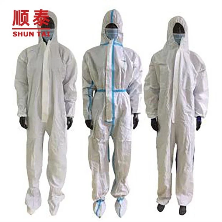 medical isolation  nonwoven suit
